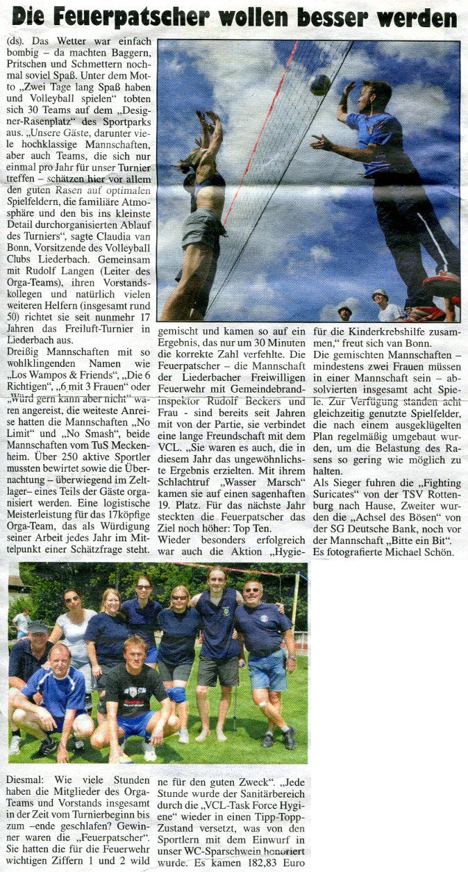 Bericht in der Kelkheimer Zeitung vom 16.06.2011