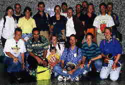 Teilnehmer Malloca 1998 am Flughafen